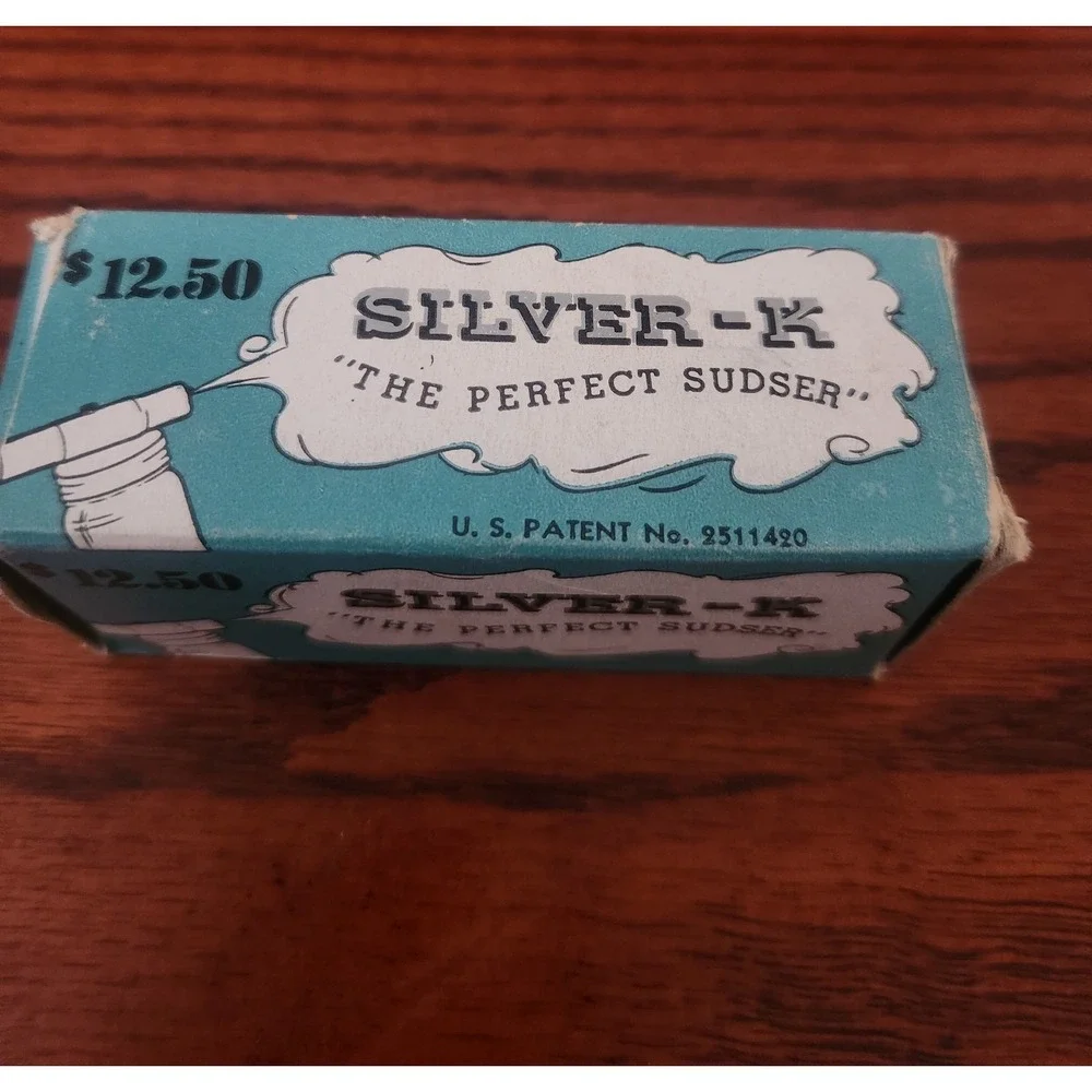 Vintage Silver-k The Perfect Sudser With Original Box And Instructions